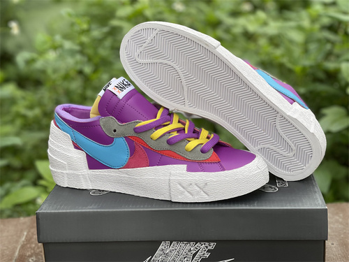 Nike X SACAI X KAWS BLAZER LOW PURPLE DUSK Alliance_ DM7901 500_ full code shipment 36--45-40ccaf48